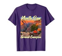 Camping sur la Rive Nord du Grand Canyon T-Shirt, Homme, Violet, M