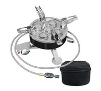 Camping Table de cuisson Versatile Portable 5-Burner Compact Outdoor Camp Gear