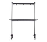 Camping Table Racks étagère - Support de Bureau Pliant, Support de Poteau de Lanterne | Rack de Vitesses à Pique-Nique Multifonctionnel, Organisateur de Table extérieure Portable pour la randonnée de