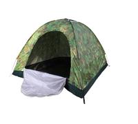 Camping Tent 5-6 Person Single-Layer Camouflage Portable Waterproof Travelling Hiking Shelter for Accessories(Multi)