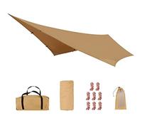 Camping Tent Outdoor Large Waterproof Dome Tent with Porch Double Layer for Hiking Festival Camping Outdoor Camping pentagonal Canopy