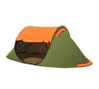 Camping Tent - Polyester Fiber Mesh 253cm Size, Gnat-Proof Tent, Quick Setup Design | Outdoor Shelter, Backpacking Tents for 3-4 Person, Camping, Hiking, Fishing, Beach, Hunting, Backyard