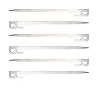 Camping Tent Stakes, Perges de tente à ongles en acier - PEOTS SUNTENT PEOTS TRAMPOLINES TRAMPOLINE PAPE DE TENTE DE NOUR CONSEUR - Entades moulues, ancres moulues de trampoline à pointe à ongles pour