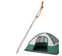 Camping Tent Stakes - Strong Metal Pegs for Secure Outdoor Setup | High Strength Steel with Ends, Easy Drive and Removal for Tents, Shelters Outdoor Gear Versatile Use