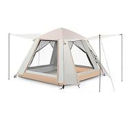 Camping Tent Waterproof Pop Up Tent with Zipped Double Door and Carrying Bag Lightweight Instant Family Tent for 3-4 Person Use, Quick Setup Vision