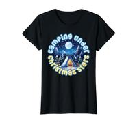 Camping Under Christmas Stars Expert Camper T-Shirt Graphique avec Valeur