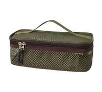 Camping Utensil Organizer, Portable Kitchen Pouch, 11.42x5.12x3.54 inches Large Capacity, Mesh Storage Bag for Picnic, Barbecue, Traveling, Adventure, Vacation, Beach, Climbing