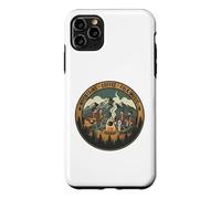 Camping Vacation Mountains Coffee and Folk Music Coque pour iPhone 11 Pro Max