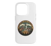 Camping Vacation Mountains Coffee and Folk Music Coque pour iPhone 14 Pro
