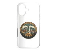Camping Vacation Mountains Coffee and Folk Music Coque pour iPhone 17