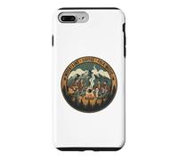 Camping Vacation Mountains Coffee and Folk Music Coque pour iPhone 7 Plus/8 Plus
