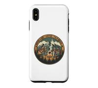 Camping Vacation Mountains Coffee and Folk Music Coque pour iPhone XS Max