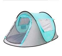 Camping Waterproof 2-3 Man Dome Tent, Pop Up Beach Tent Waterproof 2000Mm Sun Shade Anti UV for Beach/Hiking/Backpacking/Fishing Instant Sun Shelter Canopy