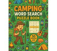 Camping Word Search: 50 Word Searches with 2,000 Outdoor Words about Camping, Hiking, Nature, and Adventure | Puzzles for Campers and Outdoor Lovers | 8.5 x 11 inches, 101 pages