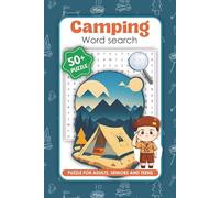 Camping Word Search Book: Word Searches with Easy to Read about Camping, Wilderness, Nature and More | 6x9 inches, 110 pages | 50+ Puzzles … Gifts for Vacations, Holidays and Free Times