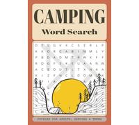 Camping Word Search Puzzle Book: Word Search with Easy-to-Read Print: Summer, Camping, Activities, and More | 6x9 inches| 120 pages | 50+ Puzzles… ... Gift for Vacations, Holidays, and Free Time