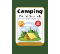Camping Word Search Puzzle Book: Word Searches with Easy to Read Print about Camping, Campsites, Tents and More