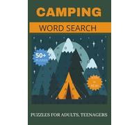 Camping Word Search Puzzle Book: Word Searches With Easy to read print about Camping, Hiking, Outdoors, tents, campfires and more | 6x9 inches, 110 ... … Gift for Vacations,Holidays and Free time