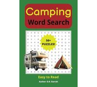 Camping Word Search Puzzle Book: Word Searches with Easy to Read Print about Camping, Nature, Wilderness, Fishing and More | 6X9 inches, 110 pages | ... Gift for Vacations, Holidays and Free Times