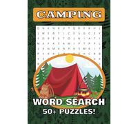 Camping Word Search Puzzle Book: Word Searches with Easy to Read Print about Camping, Outdoors, Hiking, Nature and More | 6x9 inches, 110 pages | 50+ ... Gift for Vacations, Holidays, and Relaxation