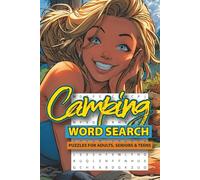 CAMPING Word Search Puzzle Book: Word Searches with Easy to Read Print about Camping, Tents, The Great Outdoors and More | 6x9 inches, 110 pages | 50+ ... Gift for Vacations, Holidays and Free Times