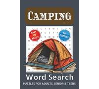 Camping Word Search Puzzle Book: Word Searches with easy to read print about Camping Themes | Featuring Tents, Campfires, Cookware & More | 6×9 ... | Perfect for Travel, Vacations & Leisure