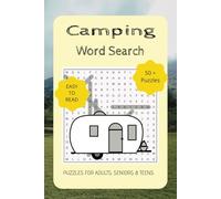 Camping Word Search Puzzle Book: Word Searches with Easy to Read Print about Camping Word Search, Camping Themed Word Puzzle Book and More I 6x9 ... Gift for Vacations, Holidays and Fun