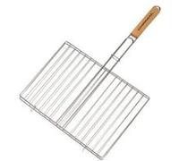 campingaz 205703 grille pour barbecue rectangulaire double manche en bois 40 x 29 cm G