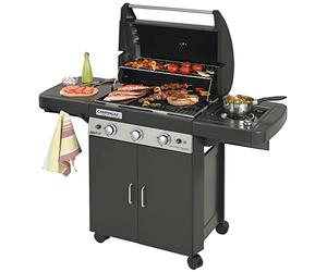 Campingaz 3 Series LS Plus Dual Gaz Barbecue Gaz, BBQ avec 2 Grill, 3 brûleurs en Acier Inoxydable et 1 à côté