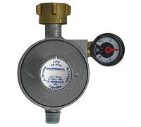 Campingaz Détendeur Universel 50 mbar avec manomètre et Valve de sécurité Bleu 15 x 5 x 5 cm