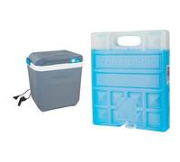 CAMPINGAZ Powerbox Plus 28 l, glacière électrique 12 V et 230 V, pour 8 Bouteilles de 1,5 l, glacière thermoélectrique, glacière pour Voiture et Camping, avec Protection UV, capacité de 28 litres Bleu