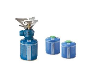 Campingaz Réchaud à gaz Twister Plus PZ + 2 cartouches de gaz CV 300 Plus