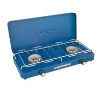 Campingaz Base Camp Lid réchaud à gaz| Réchaud compact à couvercle |Cuissons variées avec 2 plaques | Réchaud à gaz à 2 flammes à puissance 2 x 1600 W |Ideal pour le camping et le kit d'urgence 72h