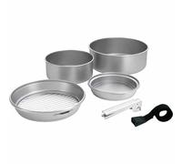 Campingaz Set de vaisselle Trekking, Alu, 5 pièces, Set de casseroles