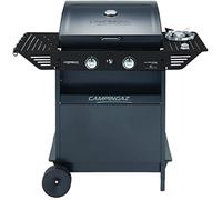 Campingaz Xpert 200 LS Plus Rocky BBQ à gaz en pierre de lave chariot BBQ avec 2 brûleurs et 1 brûleur lat. couvercle +