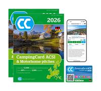 CampingCard ACSI & Motorhome Pitches - Europe 2026 - Édition anglaise