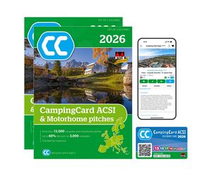 CampingCard ACSI & Motorhome Pitches - Europe 2026 - Édition anglaise