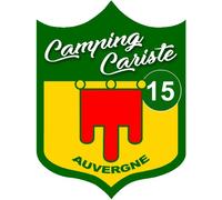 Campingcariste 15 Auvergne - 20x15cm - Sticker/Autocollant
