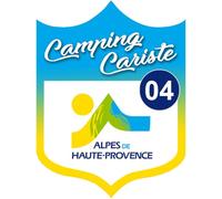 Campingcariste Alpes de Haute-Provence 04-20x15cm - Sticker