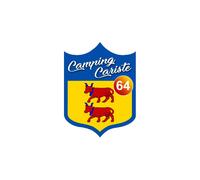 Campingcariste Béarnais 64 - 10x7.5cm - Sticker/Autocollant