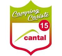 Campingcariste Cantal 15 - 20x15cm - Sticker/autocollant G