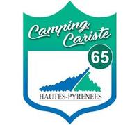campingcariste cariste Hautes Pyrénées 65 - 10x7.5cm - Sticker/autocollant G