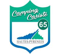 campingcariste cariste Hautes Pyrénées 65-20x15cm - Sticker