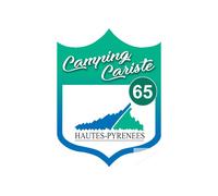 Campingcariste Cariste Hautes Pyrénées 65 - 20x15cm - Sticker/Autocollant