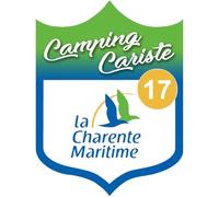 Campingcariste Charente Maritime 17-20x15cm - Sticker