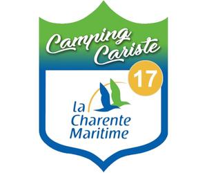 Campingcariste Charente Maritime 17-20x15cm - Sticker