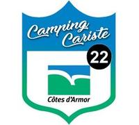 campingcariste Côtes d'Armor 22 - 10x7.5cm - Sticker/autocollant G