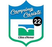 campingcariste Côtes d'Armor 22 - 10x7.5cm - Sticker/autocollant G