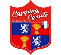 Campingcariste Gascogne - 10x7.5cm - Sticker/Autocollant
