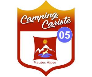 Campingcariste Hautes-Alpes 05-10x7.5cm - Sticker